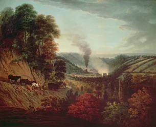 Morgenansicht von Coalbrookdale, 1777
